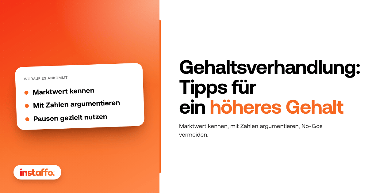 Gehaltsverhandlung: Tipps für ein höheres Gehalt
