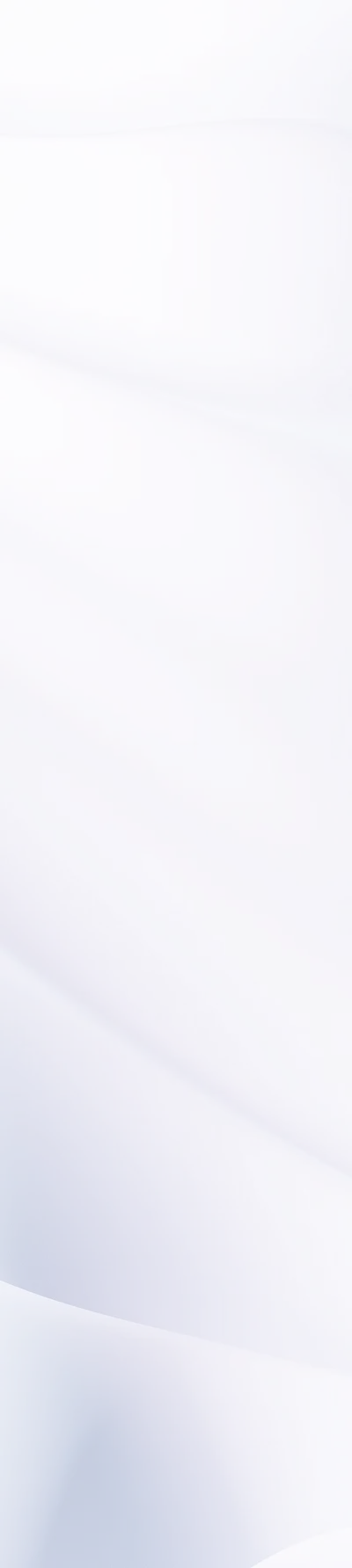 Soft, flowing white and light gray abstract waves creating a smooth gradient background.