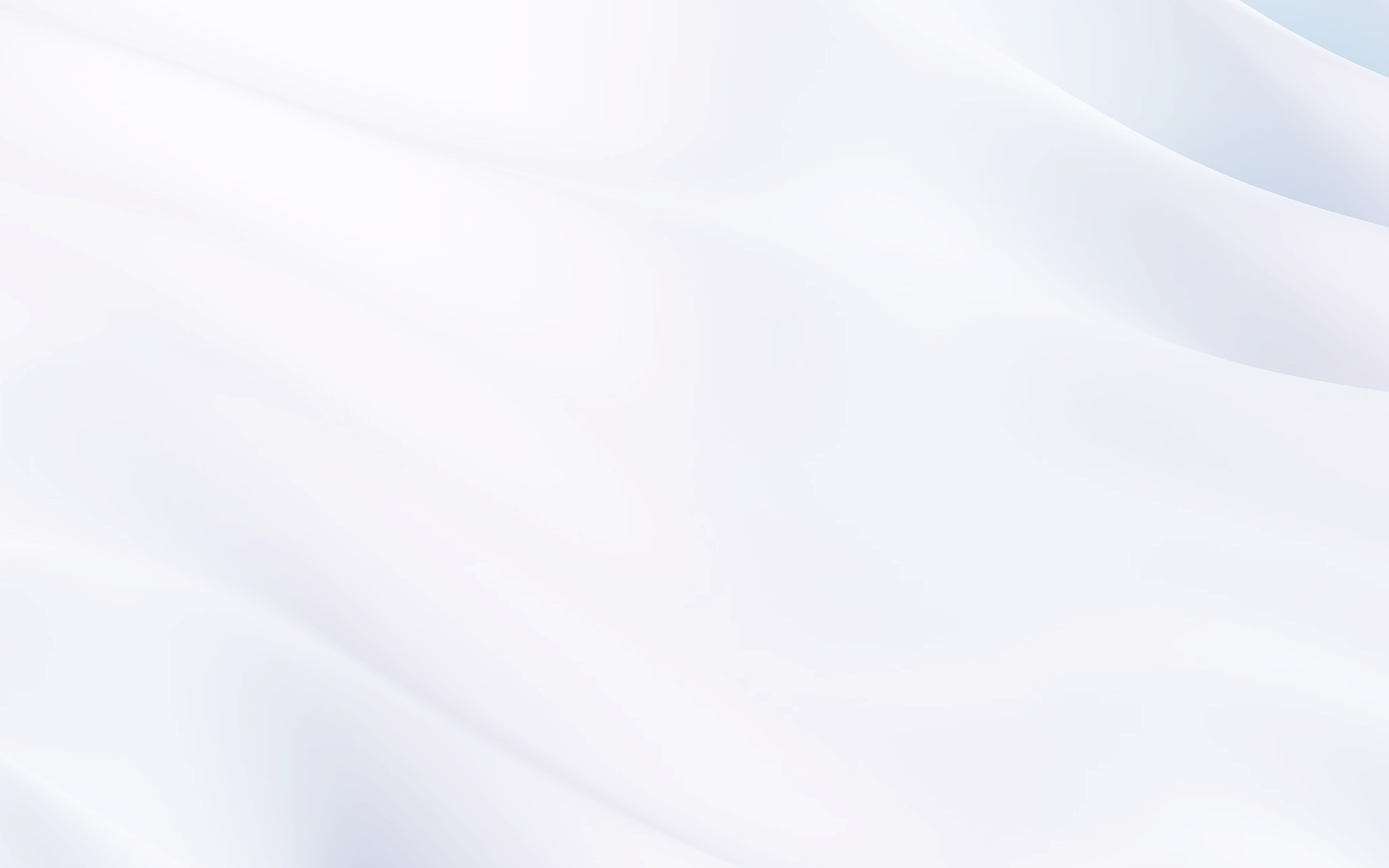 Soft, abstract waves of light blue and white creating a smooth flowing texture.