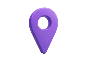 Purple map pin illustration