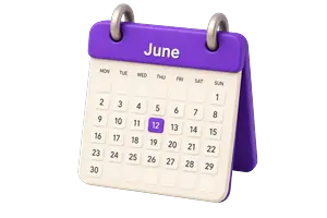 Monthly booking calendar