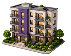 London apartment block