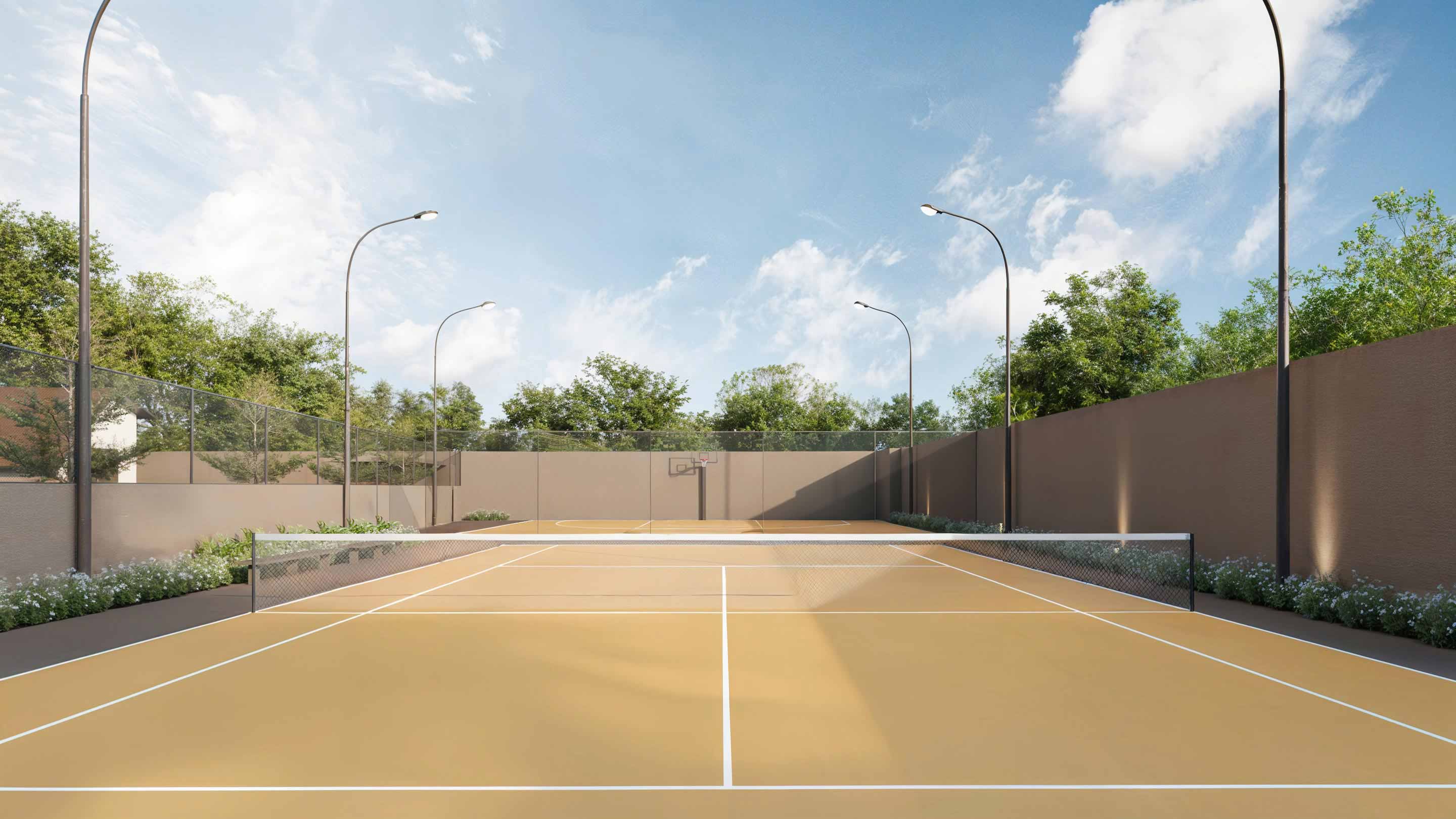 Tennis & Basketball Court