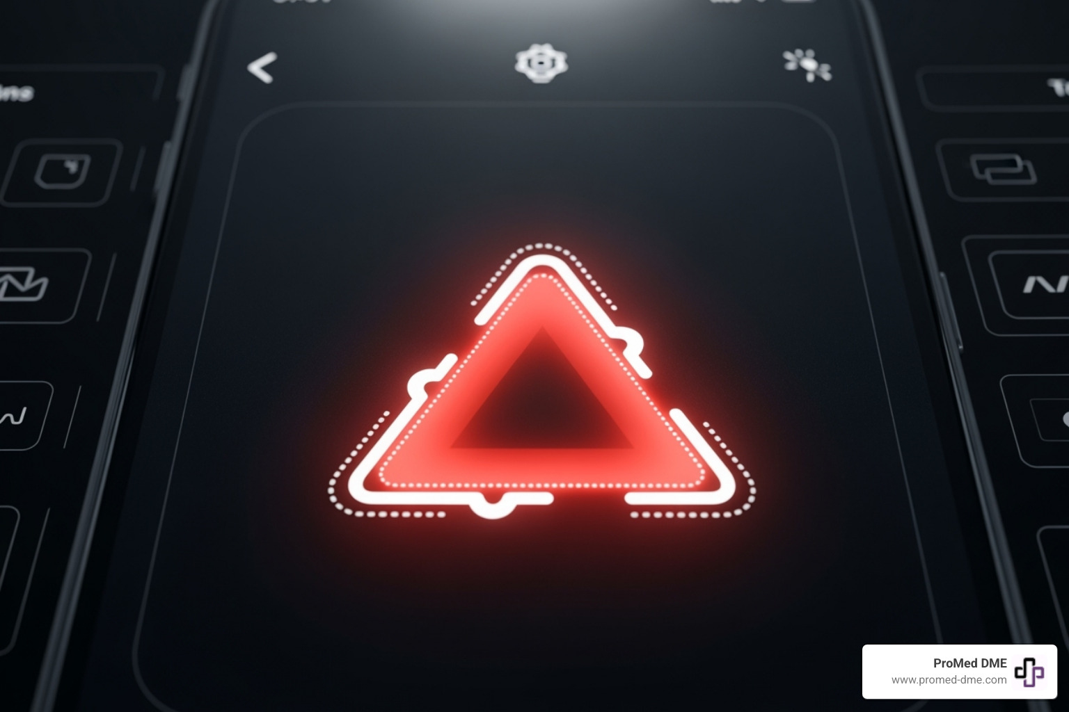 The Tandem Mobi mobile app showing an alarm screen - tandem mobi pump malfunction