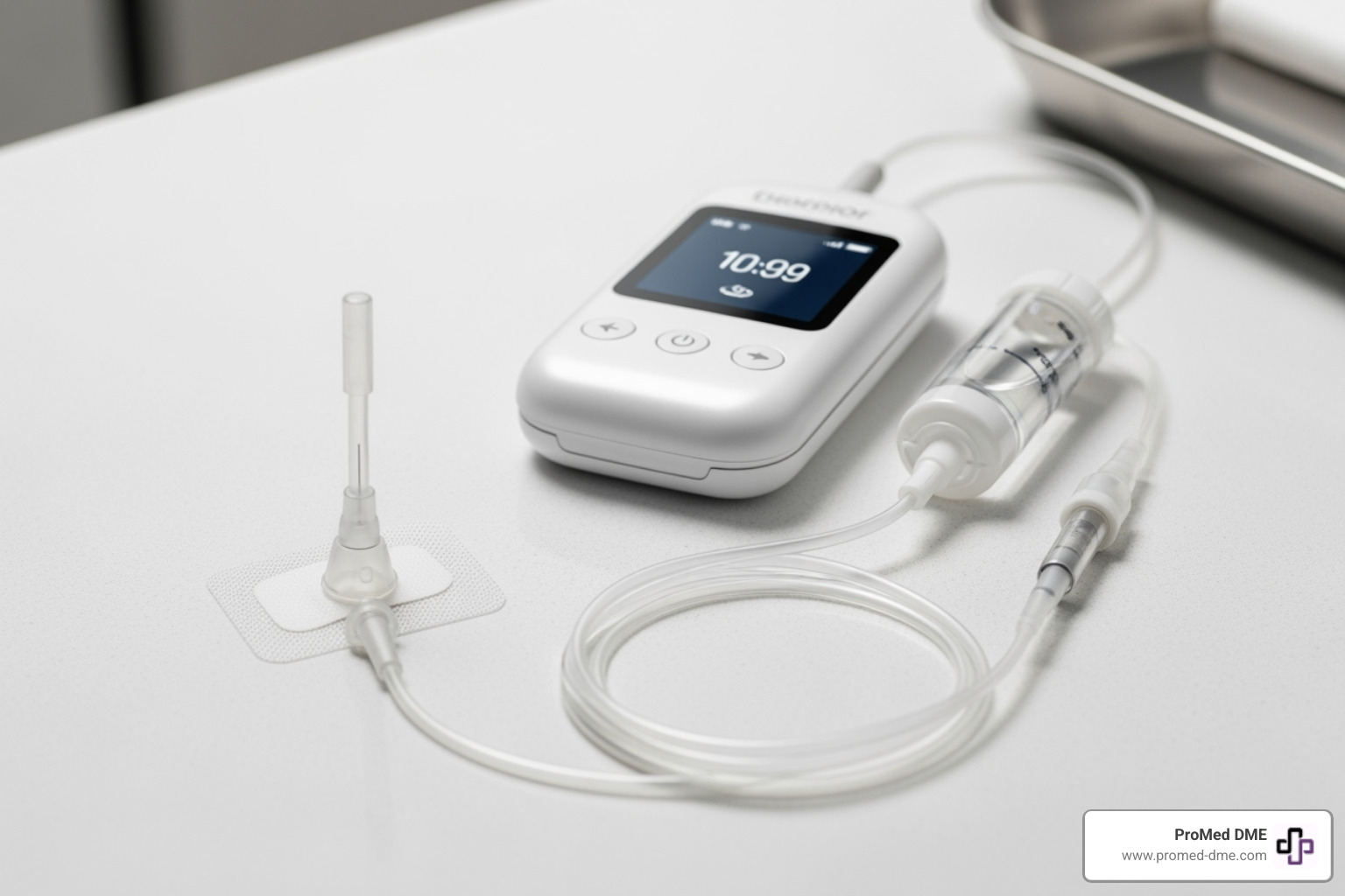 main components of an insulin pump system: the pump, insulin reservoir, and infusion set - how insulin pump therapy works