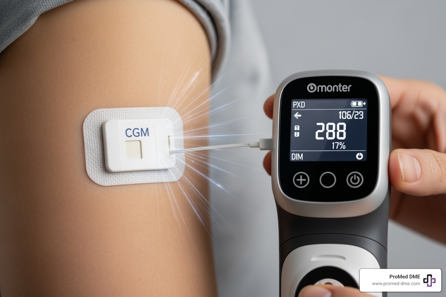 CGM sensor communicating with an insulin pump - insulin pump for elderly