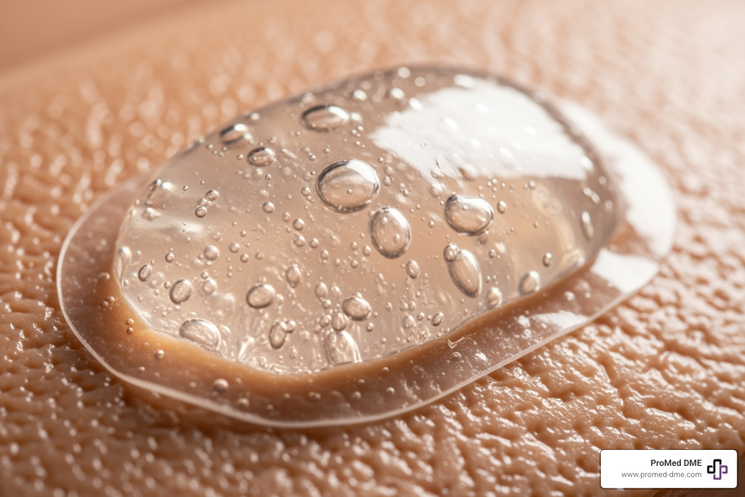 Hydrogel burn dressing - burn dressing