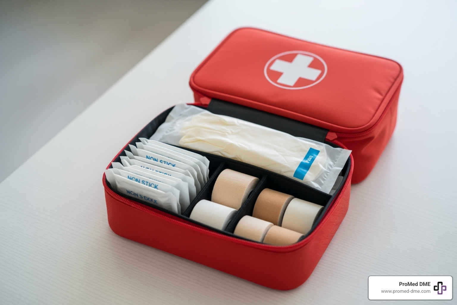first-aid kit with non-stick pads, sterile gloves, and medical tape - non stick bandage for burns first-aid kit with non-stick pads, sterile gloves, and medical tape - non stick bandage for burns