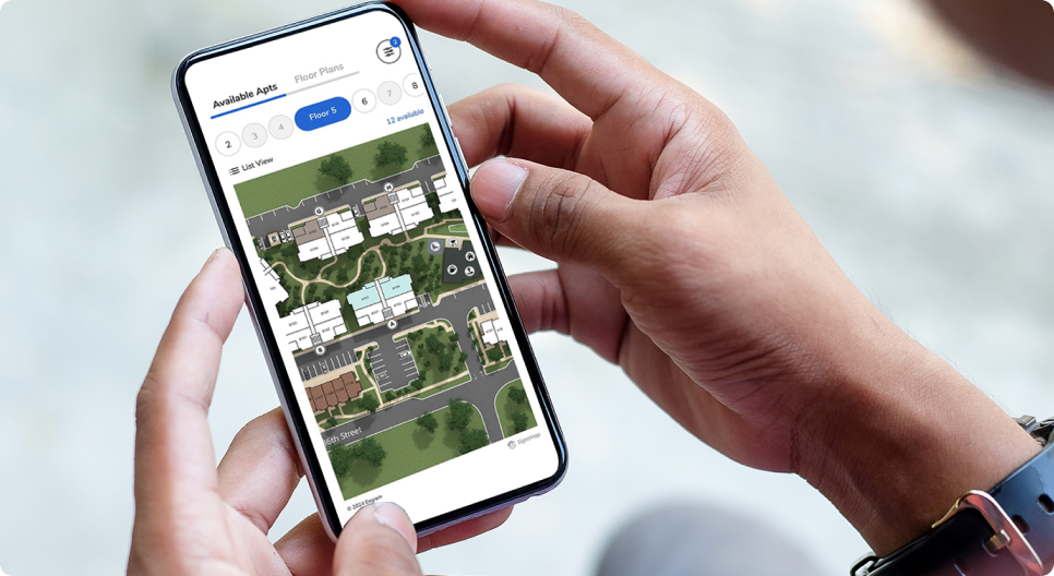 SightMap on a mobile device