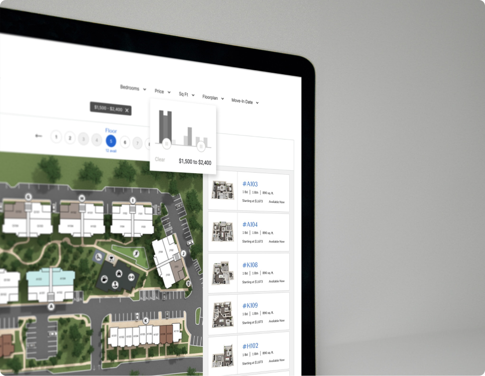 Jonah custom integration on apartment website