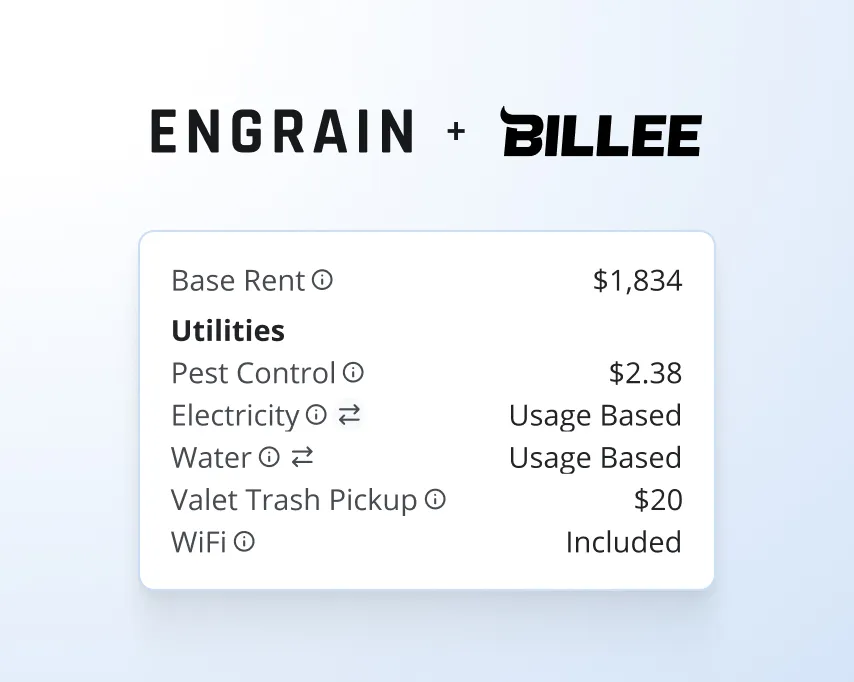 Engrain Announces Integration with Billee to Deliver Data-Driven Utility Costs in Multifamily Fee Calculations