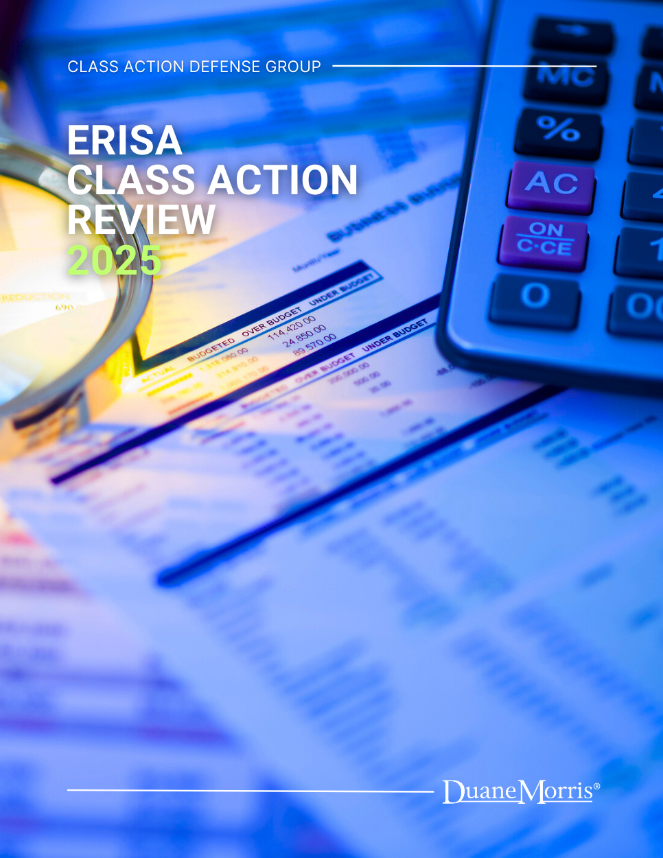 Cover of ERISA Class Action Review – 2025 