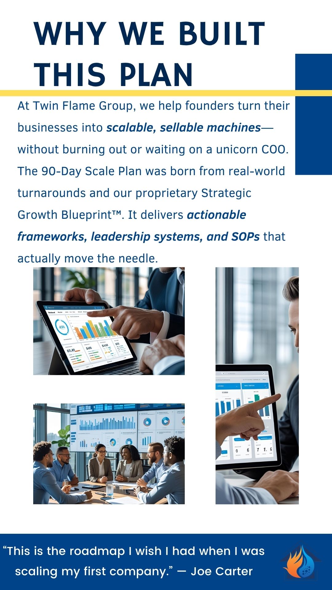 The 90-Day Scale Plan for Founders | Twin Flame Group