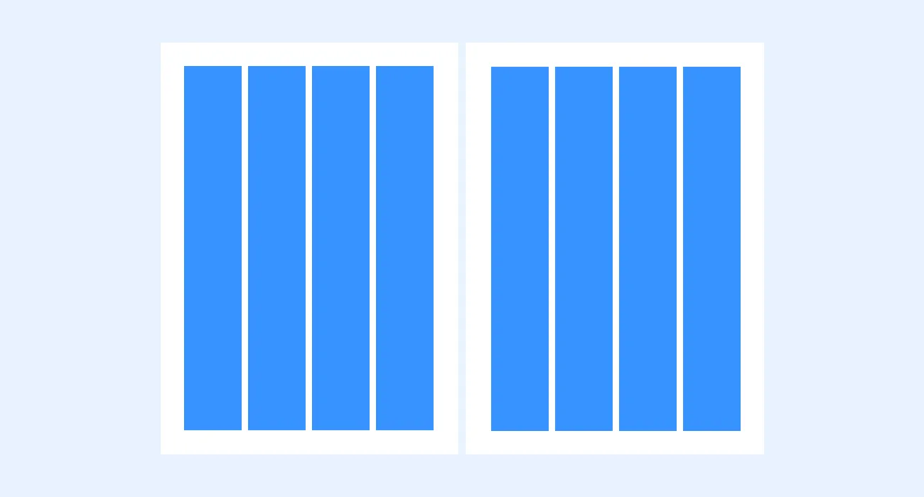 Another example of a column grid