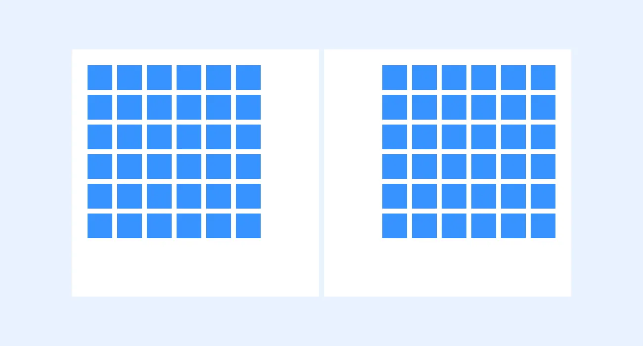 Example of a modular grid