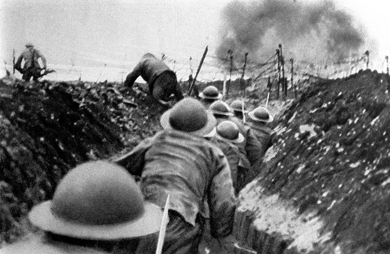 The trenches of World War I