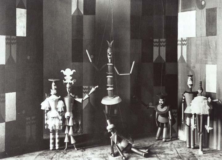 An example of Sophie Taeuber-Arp’s Marionettes