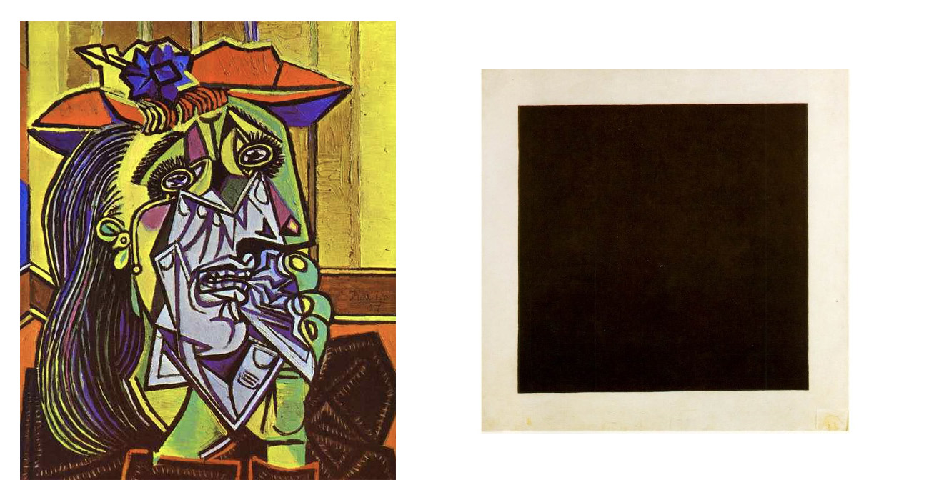 Picasso vs Malevich