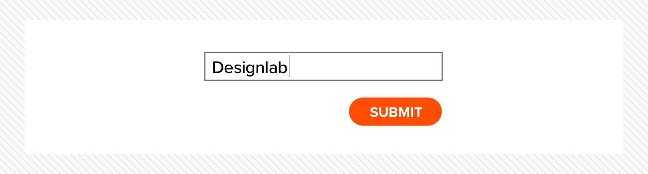 Cursor and submit button