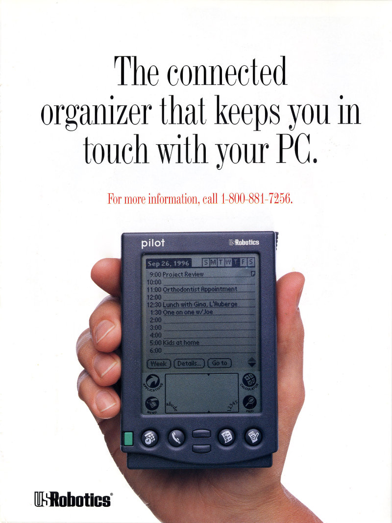 PalmPilot advert