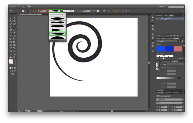 Adobe Illustrator CC screenshot