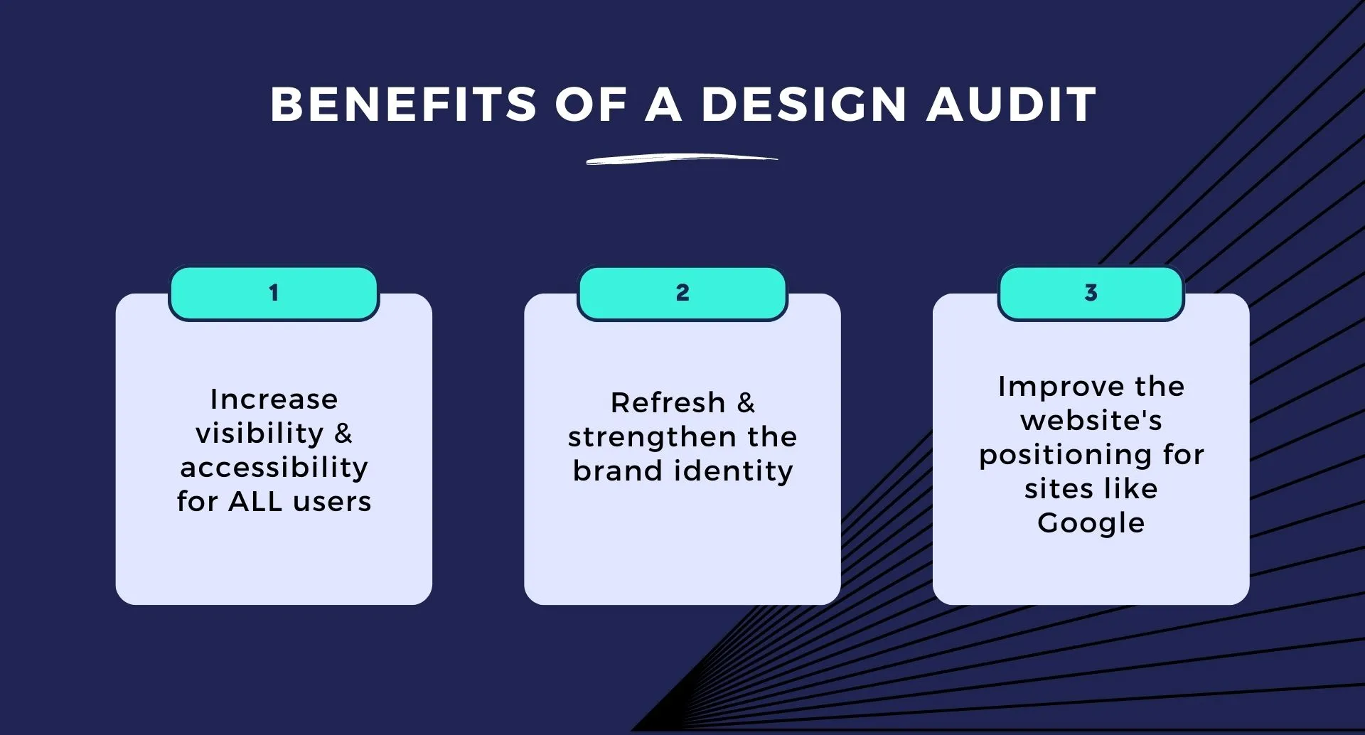 Benefits of a design audit