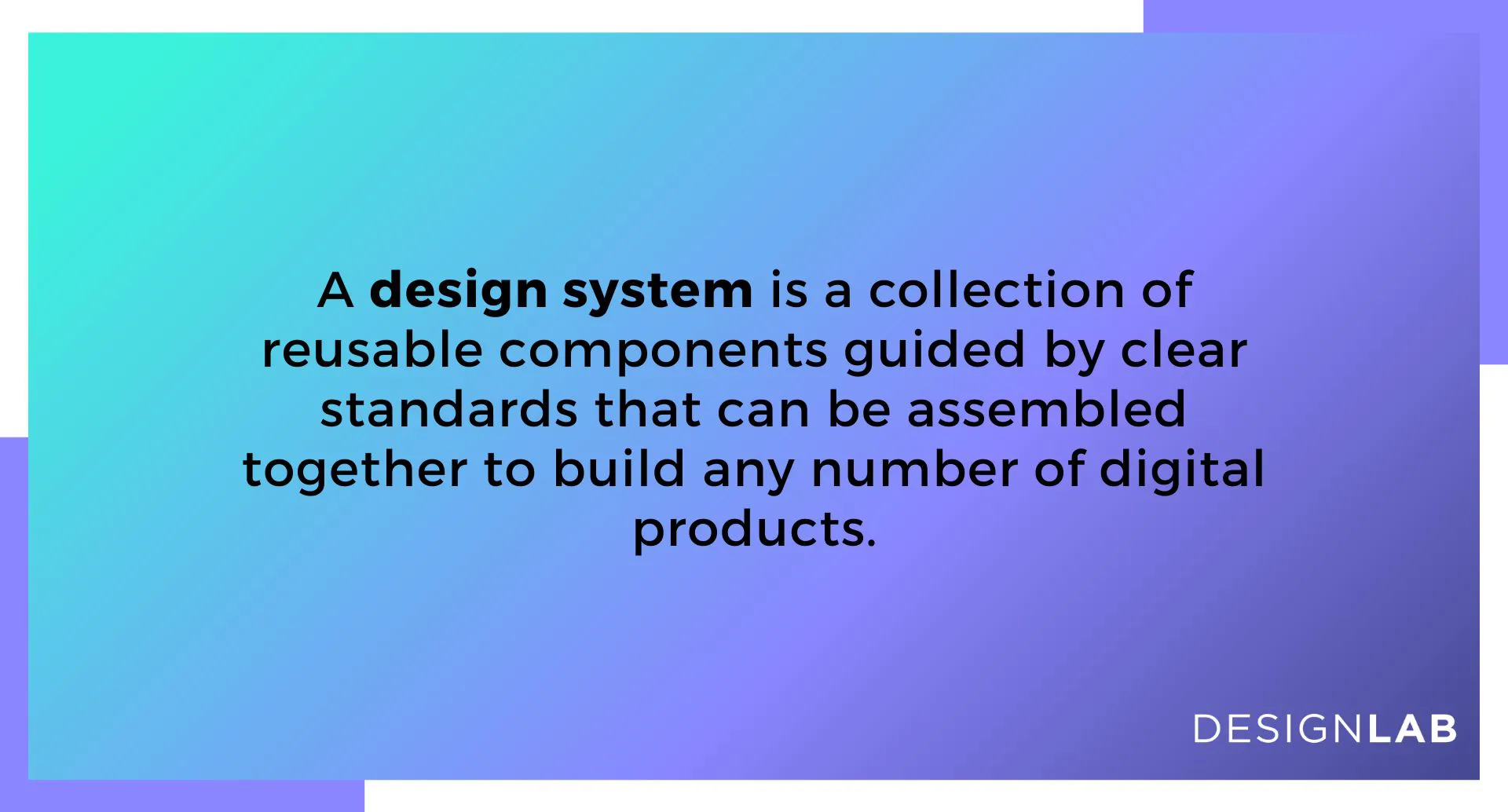 Illustrated definition of a design system