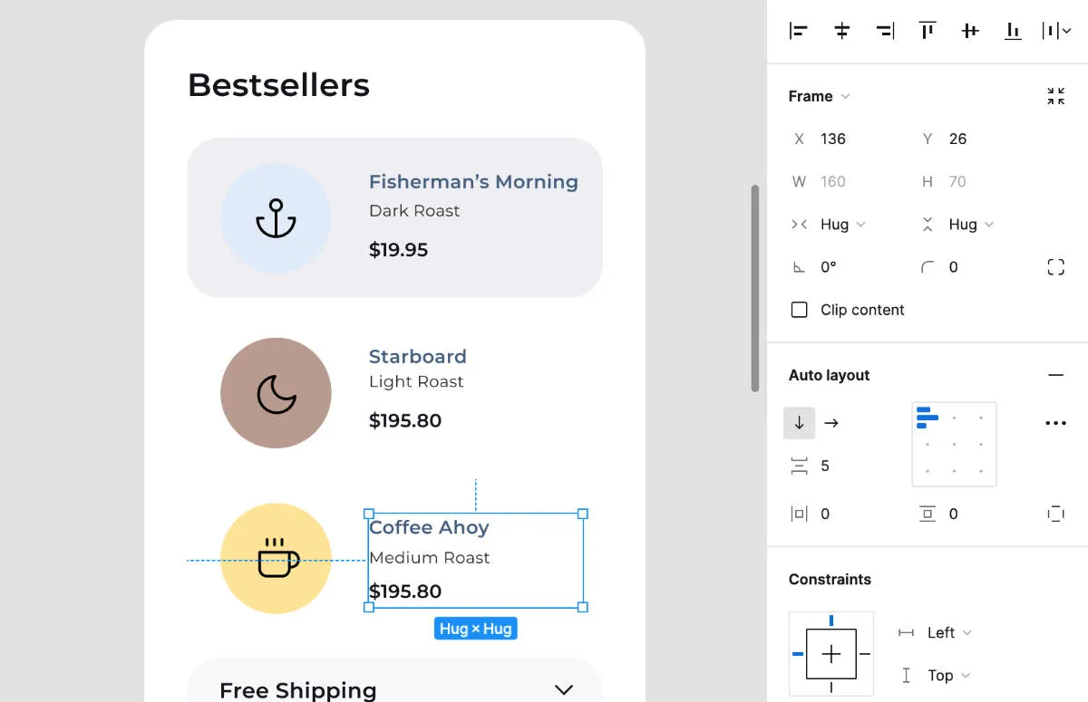 Figma vs Adobe XD - Auto Layout