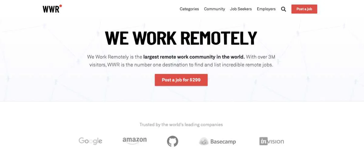 3 WeWorkRemotely Job Board