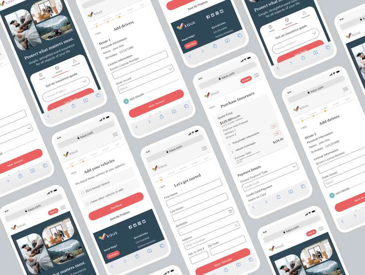 mobile ui design by Patricia Garcia Soto