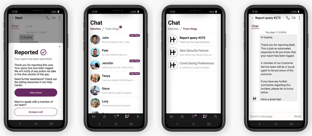 chat ux ui design screen by Michael Donlea