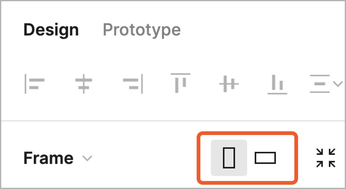 Frame orientation