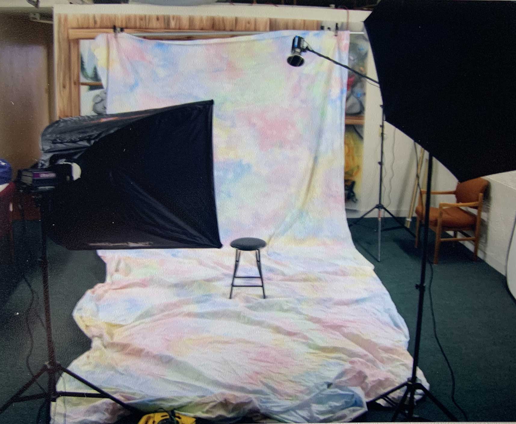 Image of a photography studio setup. 