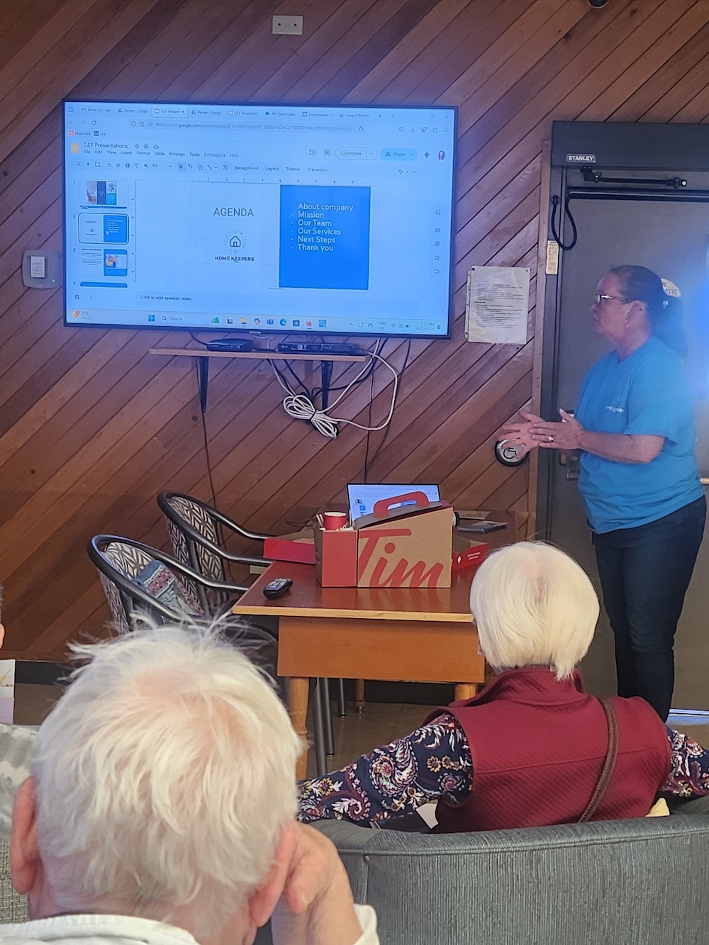 Home Keepers presentation to GEF residents