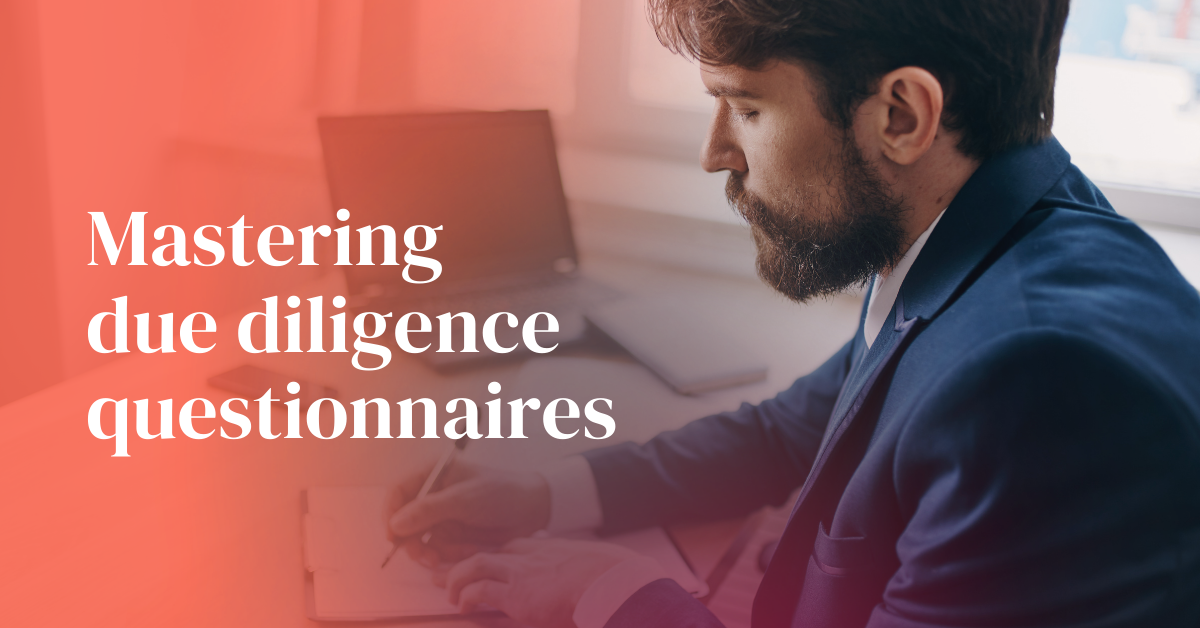 Mastering due diligence questionnaires for bid submissions