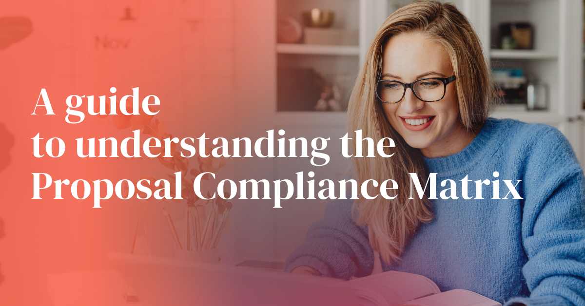 A guide to understand the Proposal Compliance Matrix