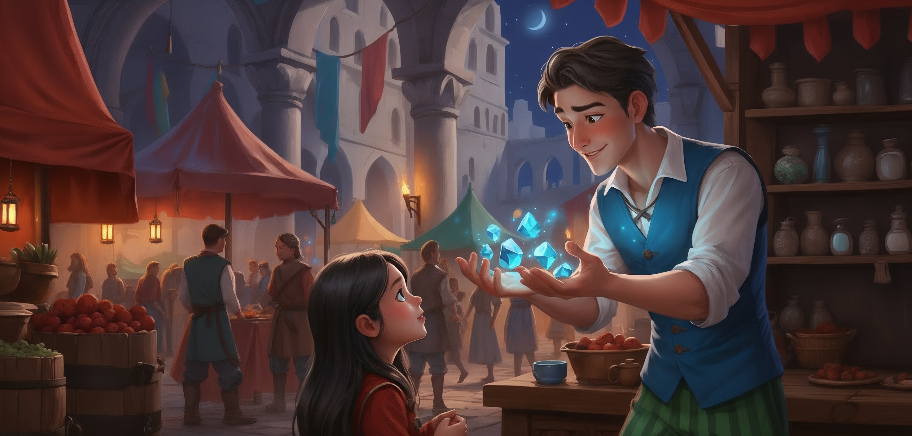 A vibrant magical character - game art and 2D animation by ArtHouseLabs studio