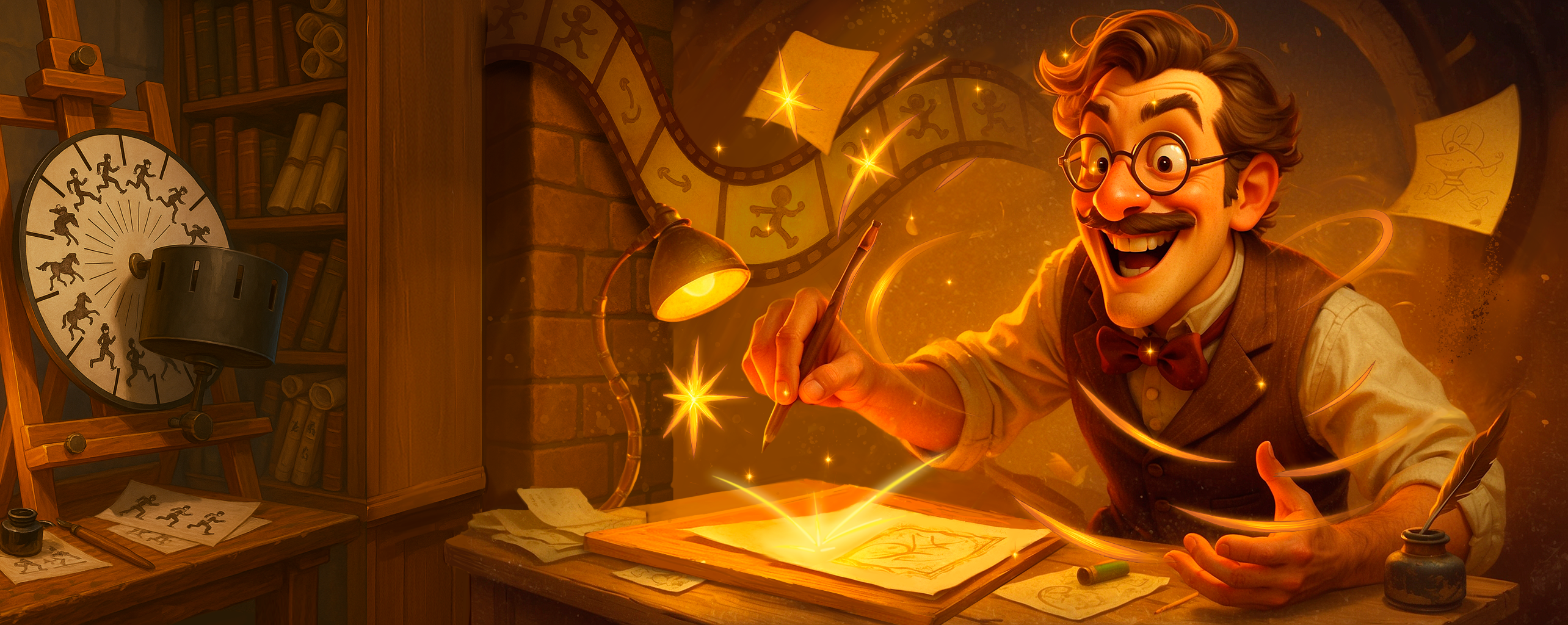 A magical hero radiating energy - 2D concept art for a game character by ArtHouseLabs