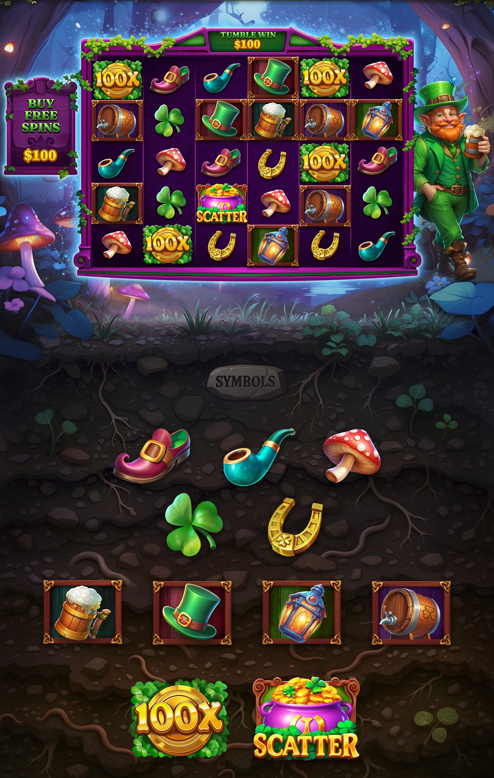 St. Patrick’s Day slot artwork — ArtHouseLabs