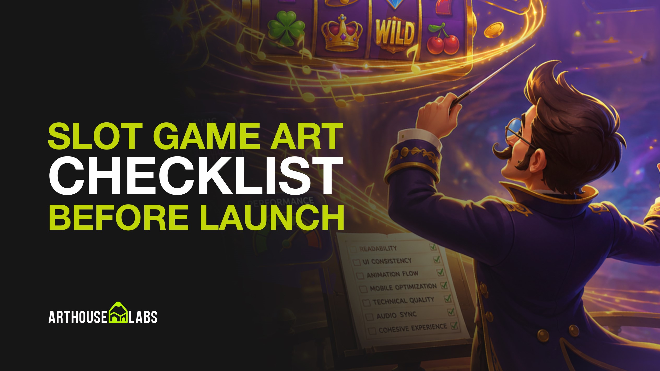 Slot Game Art Checklist Before Launch - ArtHouseLabs