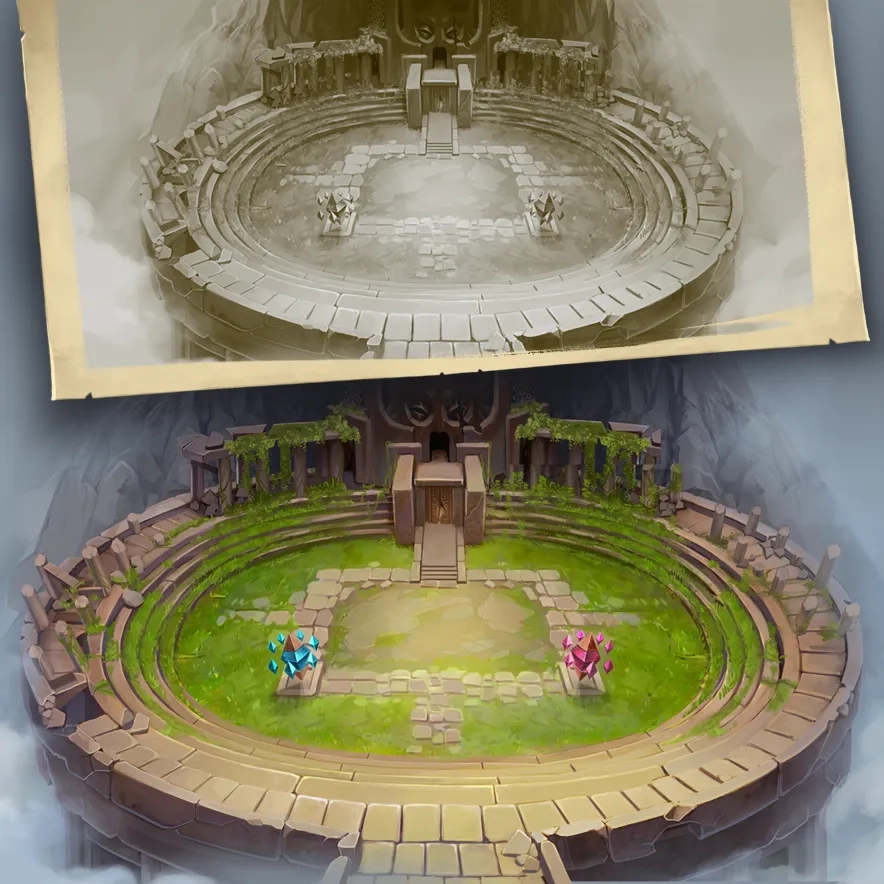 Ancient Arena Concept Art