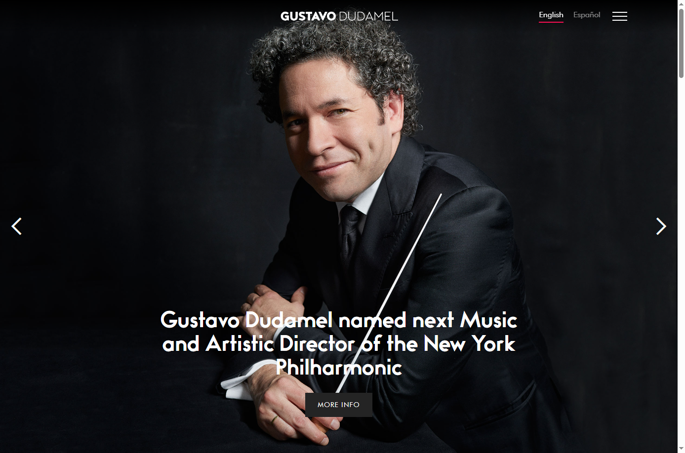 Classical Musician Website Development