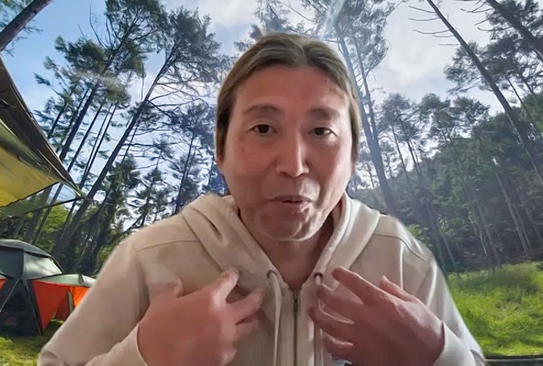 最終目標は「地球平和」だと話す片山さん