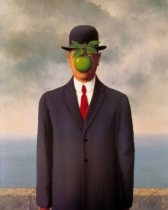 Ａ　Ren? Fran?ois Ghislain Magritte “The Son of Man”