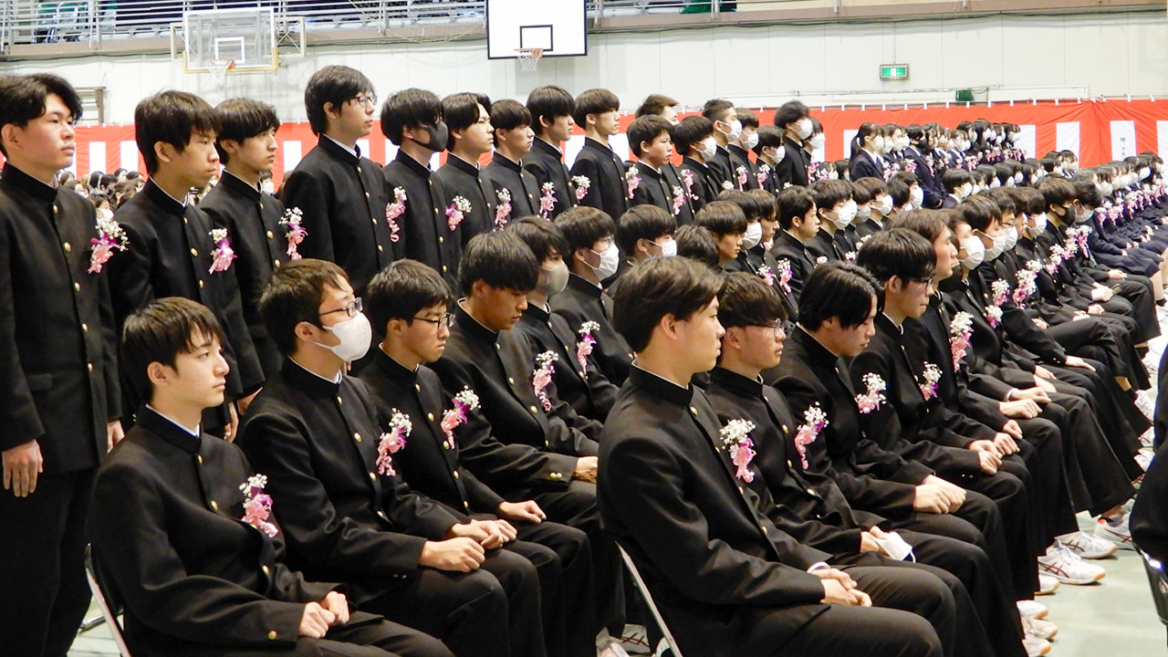 「校歌斉唱は3年ぶり」 さいたま市立浦和南高で卒業式