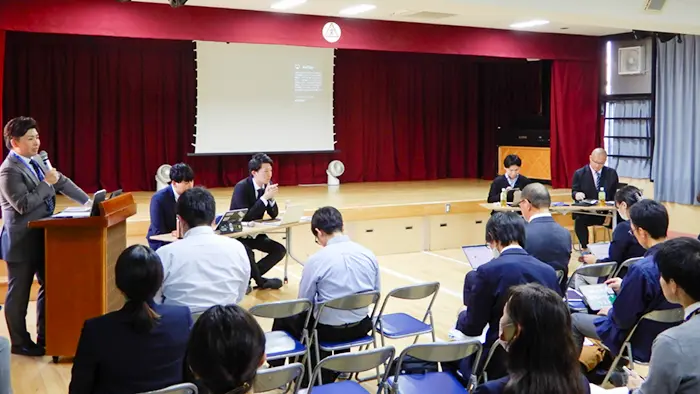 個別最適な学びと協働的な学びをテーマとしたパネルディスカッション＝撮影：松井聡美