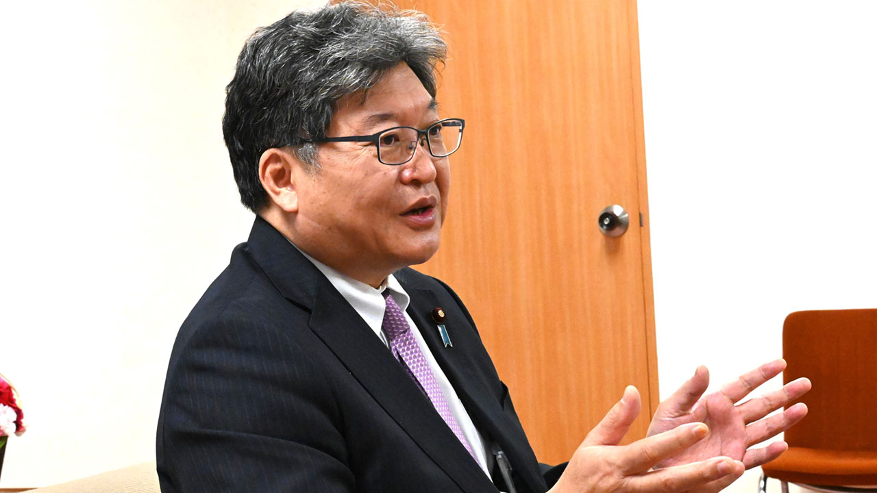 「6月の骨太の方針にしっかり書き込むために、今から議論をしていく」と語る萩生田氏