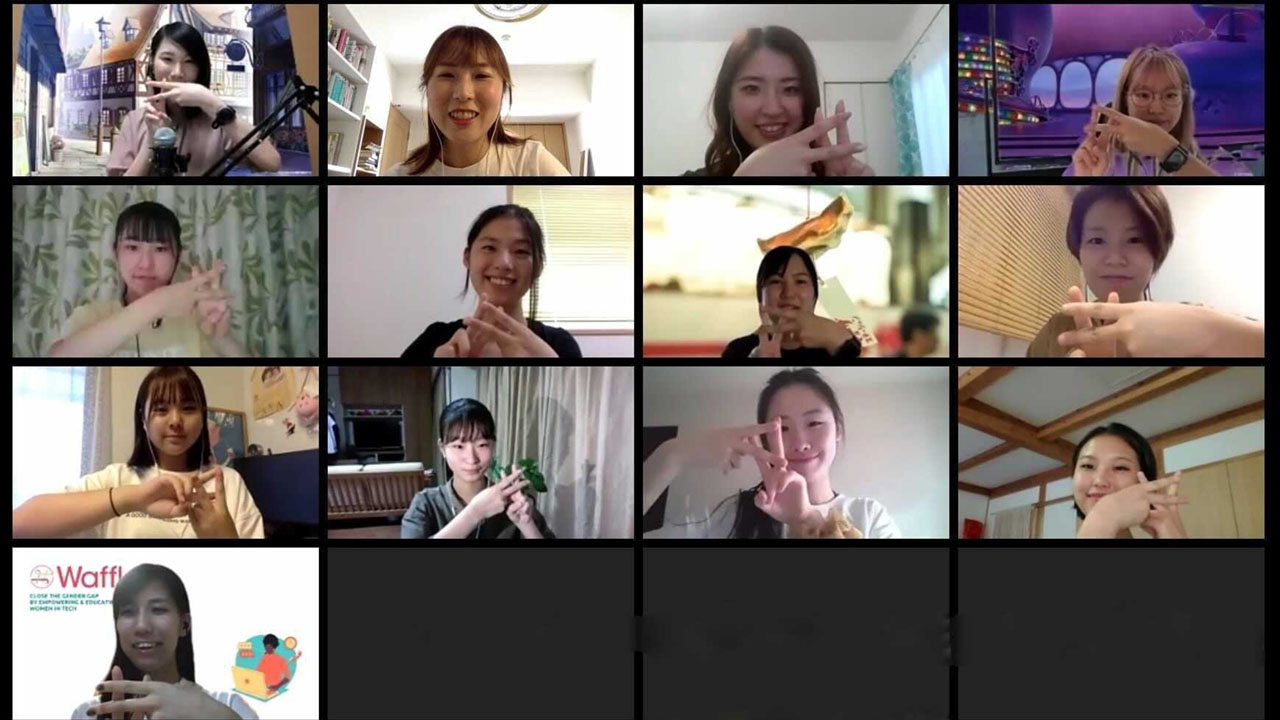 Waffleが主宰する女子中高生対象のプログラミングイベント「Waffle Camp」
