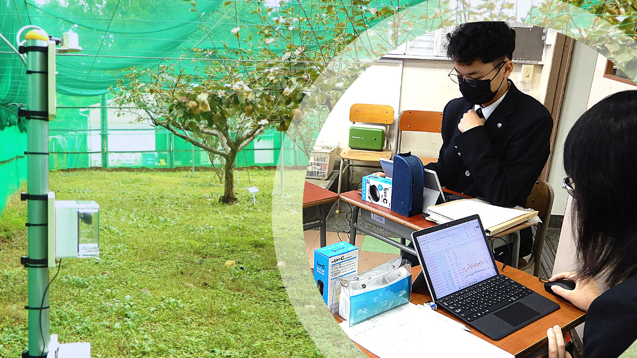 1人1台端末で畑のデータを分析 都立園芸高の課題解決学習