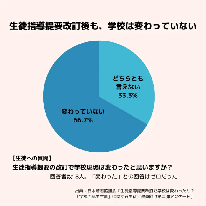 生徒指導提要の改訂で学校現場は変わったか